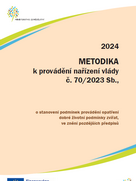Metodika k provádění nařízení vlády č. 70/2023 Sb., platná pro rok 2024
