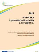 Metodika k provádění nařízení vlády č. 63/2023 Sb., platná pro rok 2024