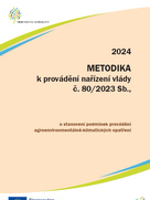 Metodika k provádění nařízení vlády č. 80/2023 Sb., platná pro rok 2024